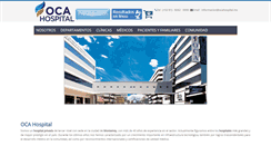 Desktop Screenshot of ocahospital.com.mx