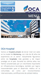 Mobile Screenshot of ocahospital.com.mx